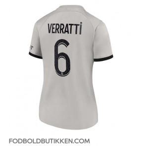Paris Saint-Germain Marco Verratti #6 Udebanetrøje Dame 2022-23 Kortærmet